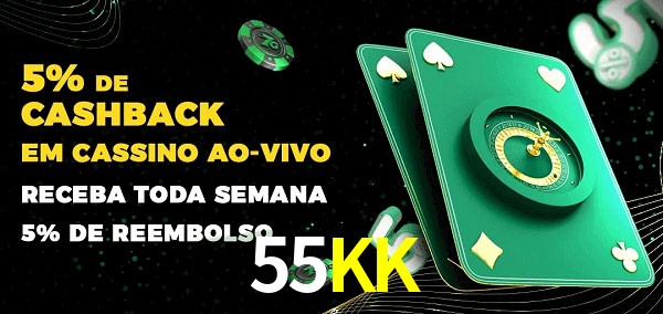 Promoções do cassino ao Vivo 55KK